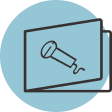 icon showing a microphone